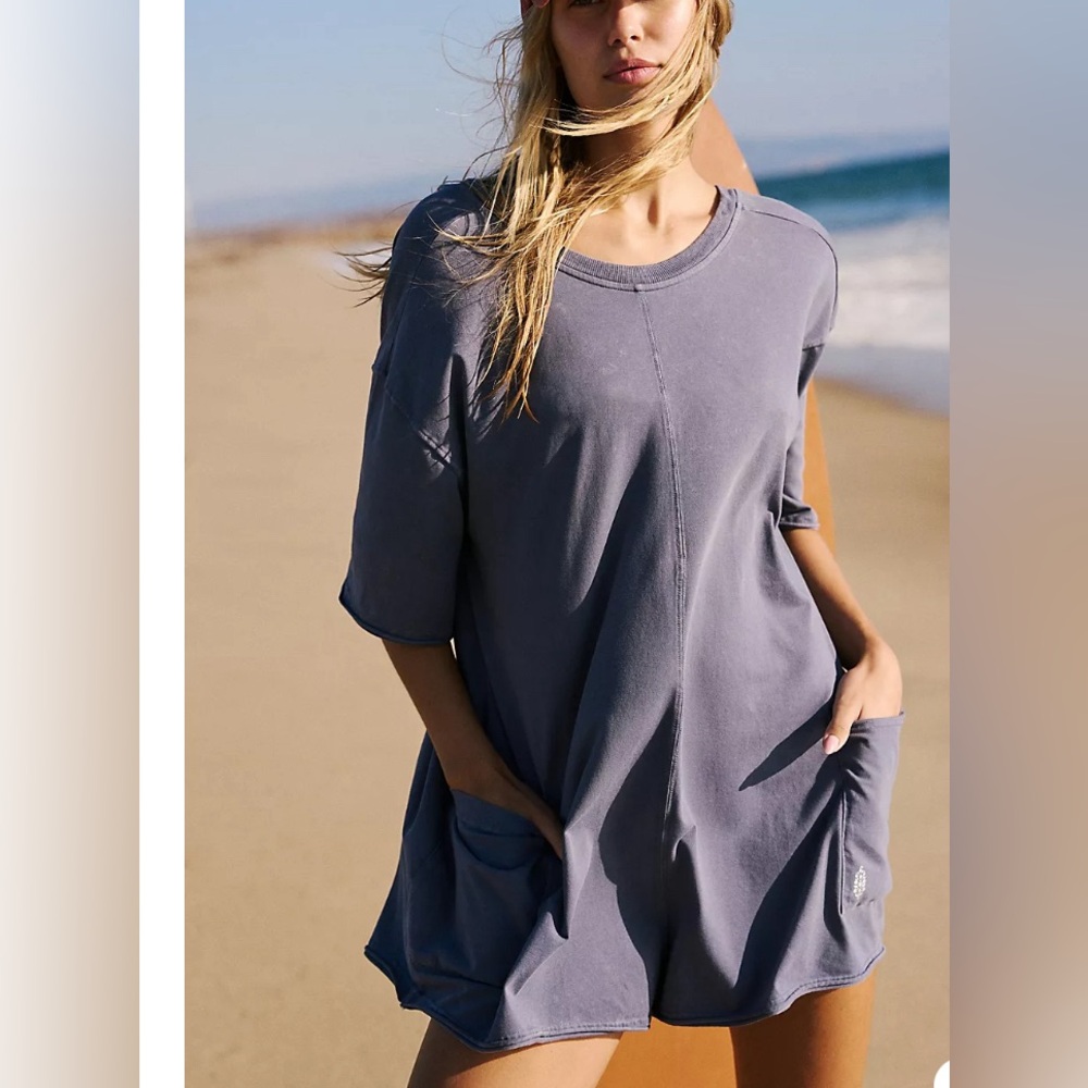 FP Movement by Free People Gray Romper